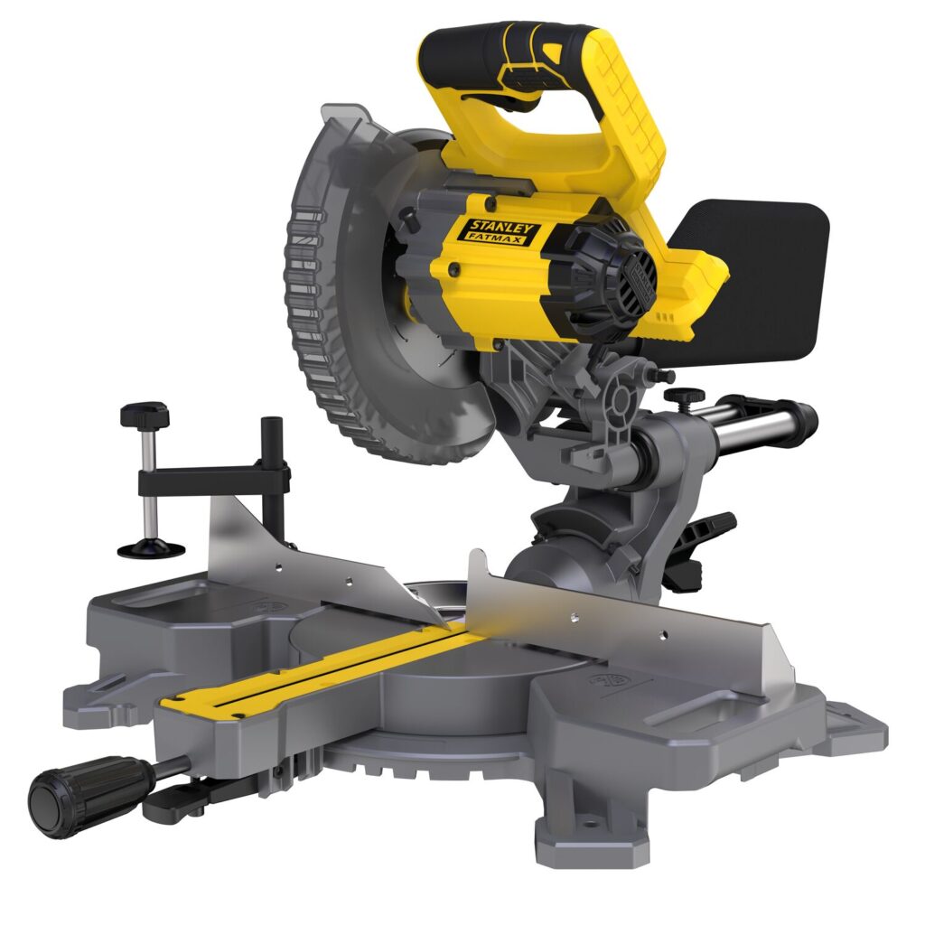 Combo Stanley Compre e Ganhe: Serra Meia Esquadria 20V + Parafusadeira 12V de Brinde