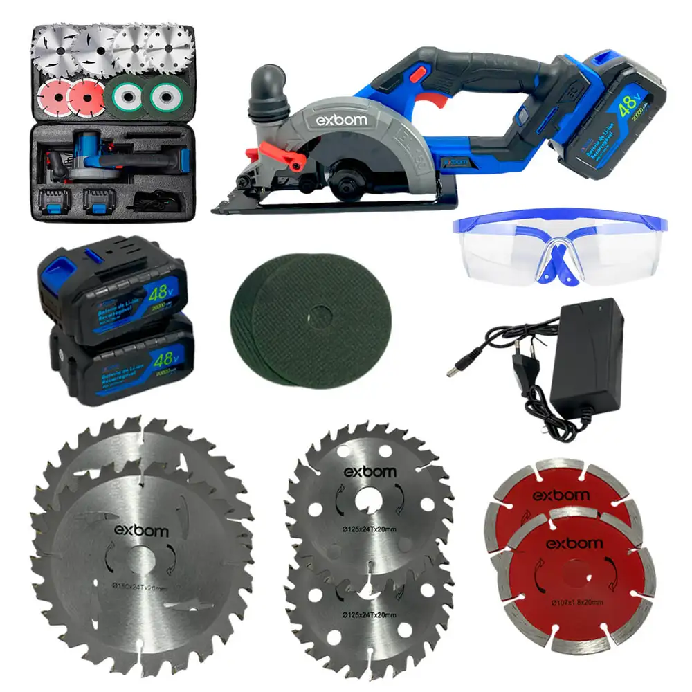 Compre e Ganhe: Serra Circular Portátil 48V + Motosserra Portátil 36V de Brinde