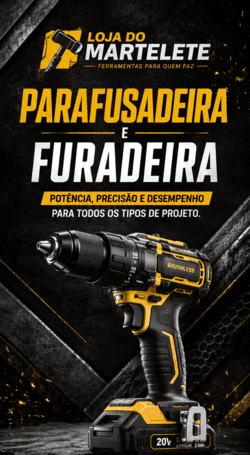 PARAFUSADEIRA E FURADEIRA